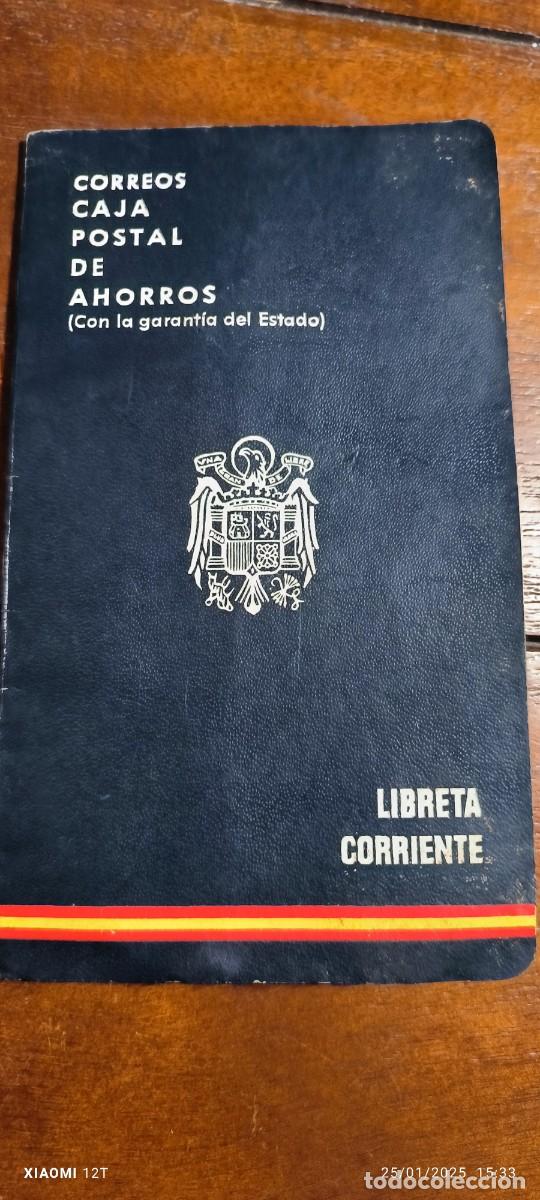 Documentos bancarios: Libreta Caja Postal de Ahorros LIBRETA CORRIENTE 1975 - Foto 1