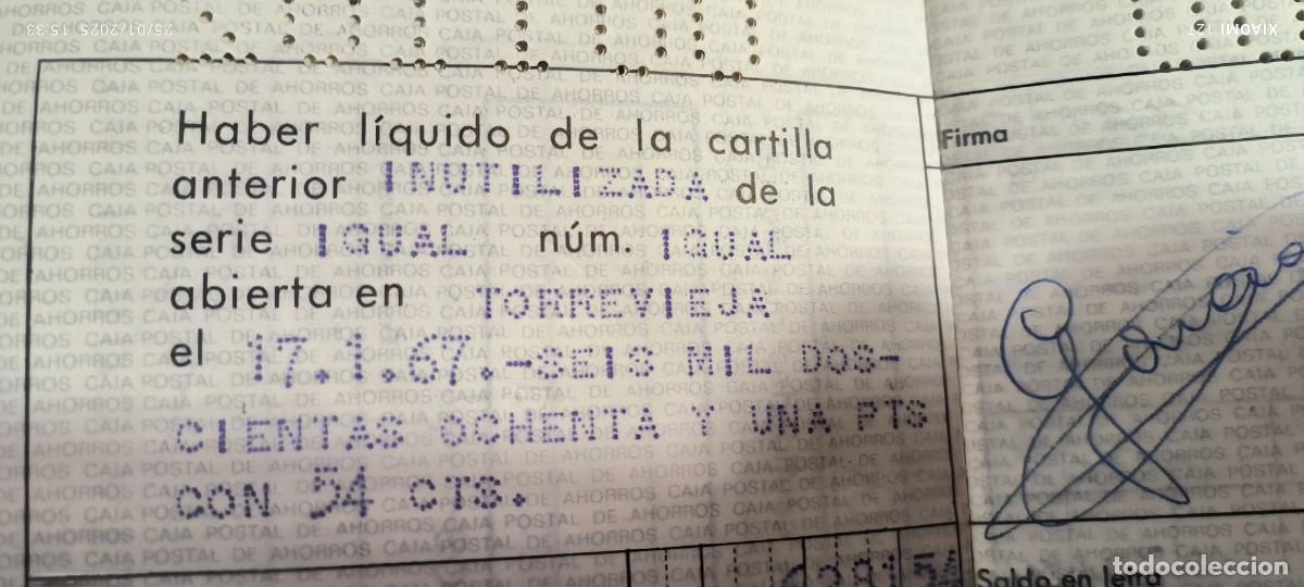 Documentos bancarios: Libreta Caja Postal de Ahorros LIBRETA CORRIENTE 1975 - Foto 4