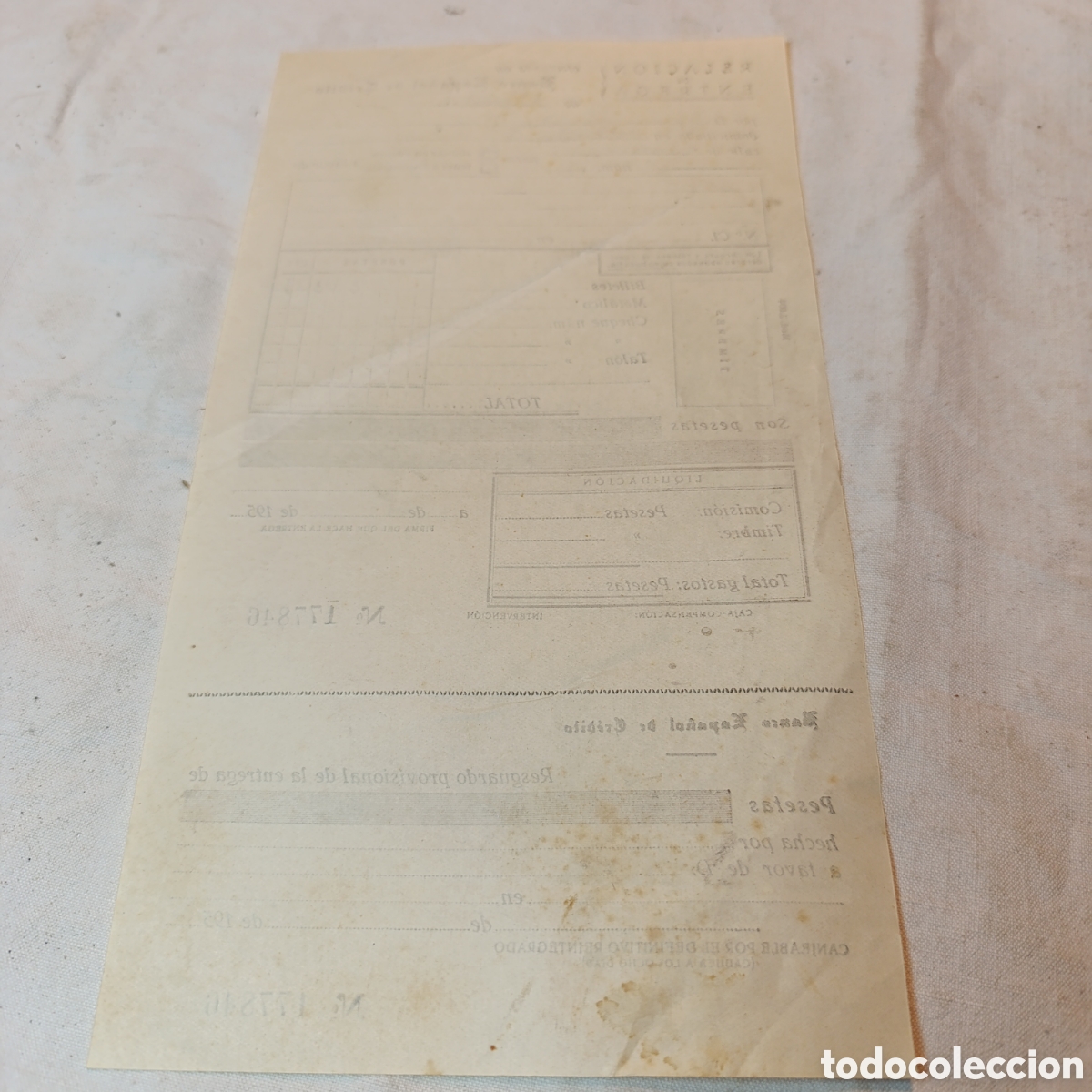 Documentos bancarios: BANCO ESPA&Ntilde;OL DE CR&Eacute;DITO A&Ntilde;OS 50, DOCUMENTO - Foto 4