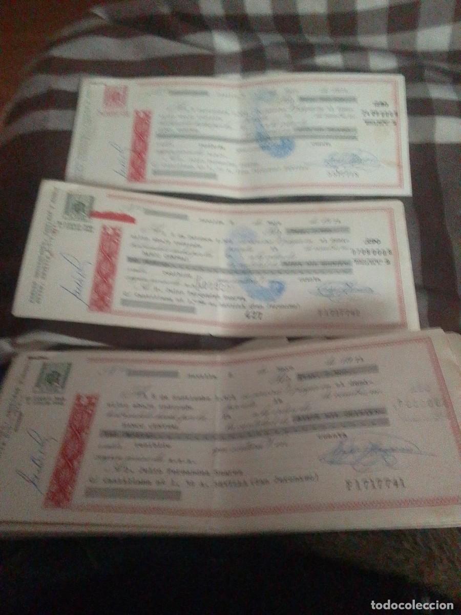 Documentos bancarios: Lote de 55 de letra de cambio del banco central 1971 - Foto 1