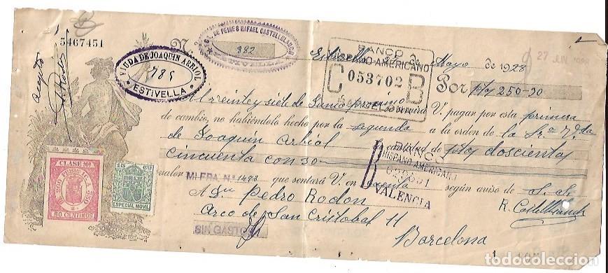 Documentos bancarios: LETRAS DE CAMBIO PRINCIPIOS SIGLO XX - Foto 2