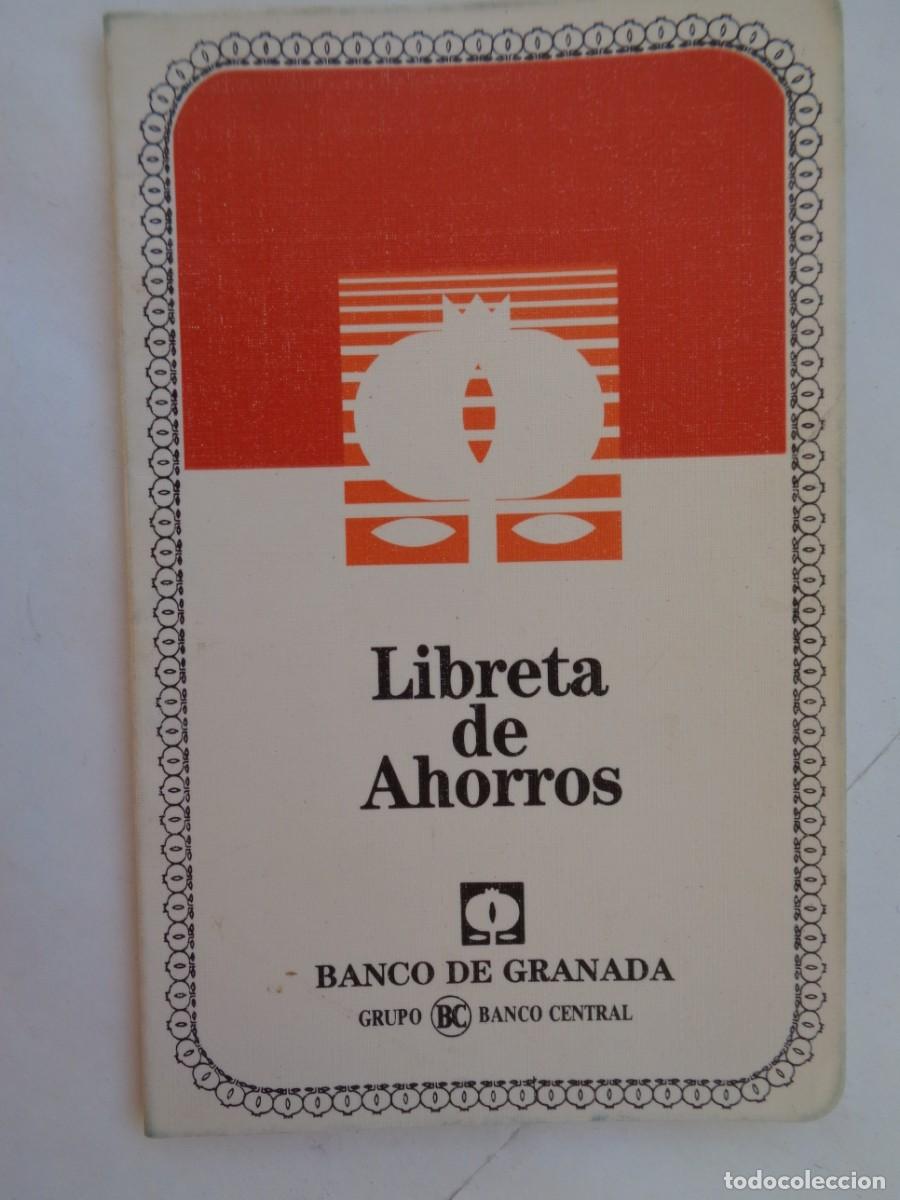 Documentos bancarios: LIBRETA DE AHORROS DEL BANCO DE GRANADA . SEVILLA 1990 - Foto 1