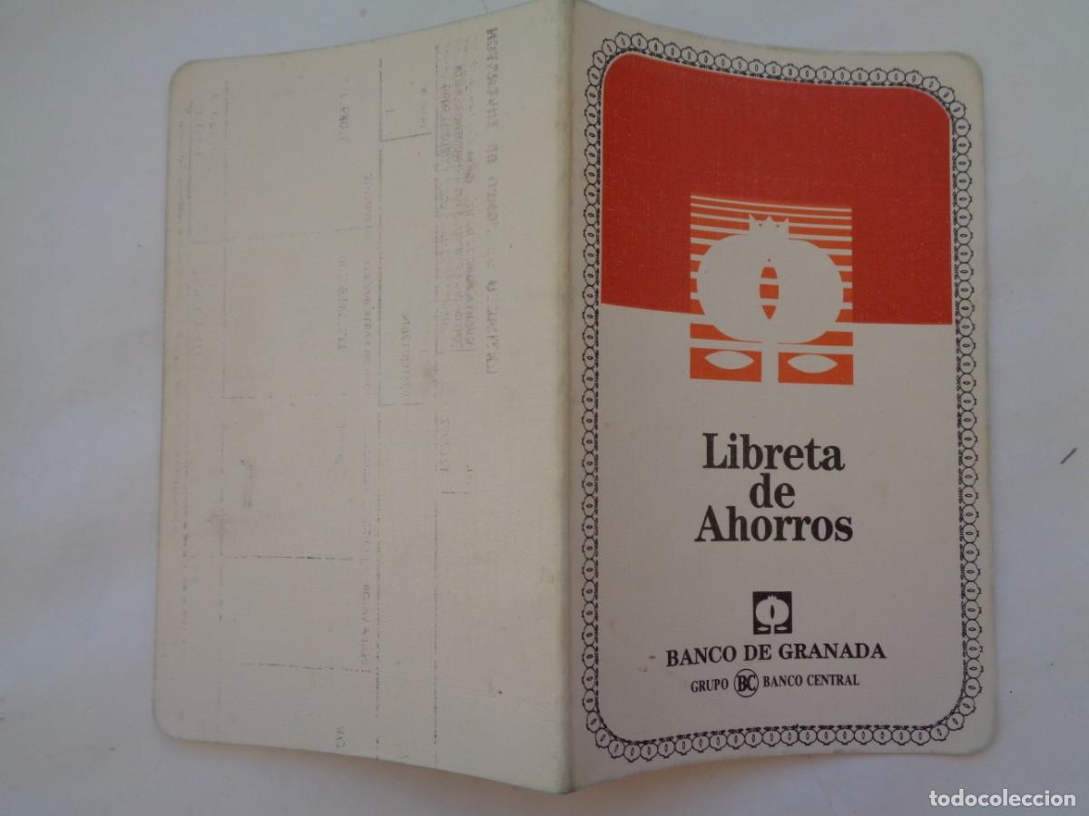 Documentos bancarios: LIBRETA DE AHORROS DEL BANCO DE GRANADA . SEVILLA 1990 - Foto 3