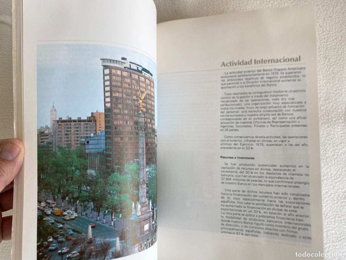 Documentos bancarios: BANCO HISPANO AMERICANO - MEMORIA 1978 - Foto 5
