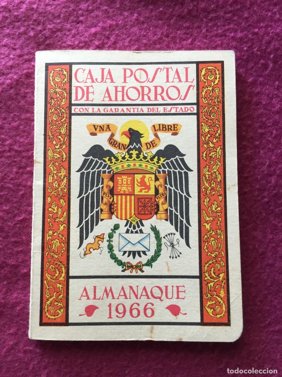 Documentos bancarios: ALMANAQUE A&Ntilde;O 1968 CAJA POSTAL DE AHORROS - Foto 1
