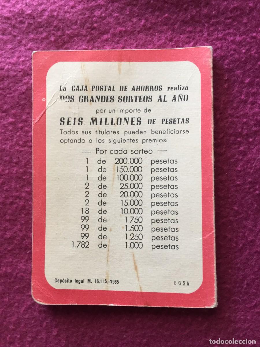 Documentos bancarios: ALMANAQUE A&Ntilde;O 1968 CAJA POSTAL DE AHORROS - Foto 2