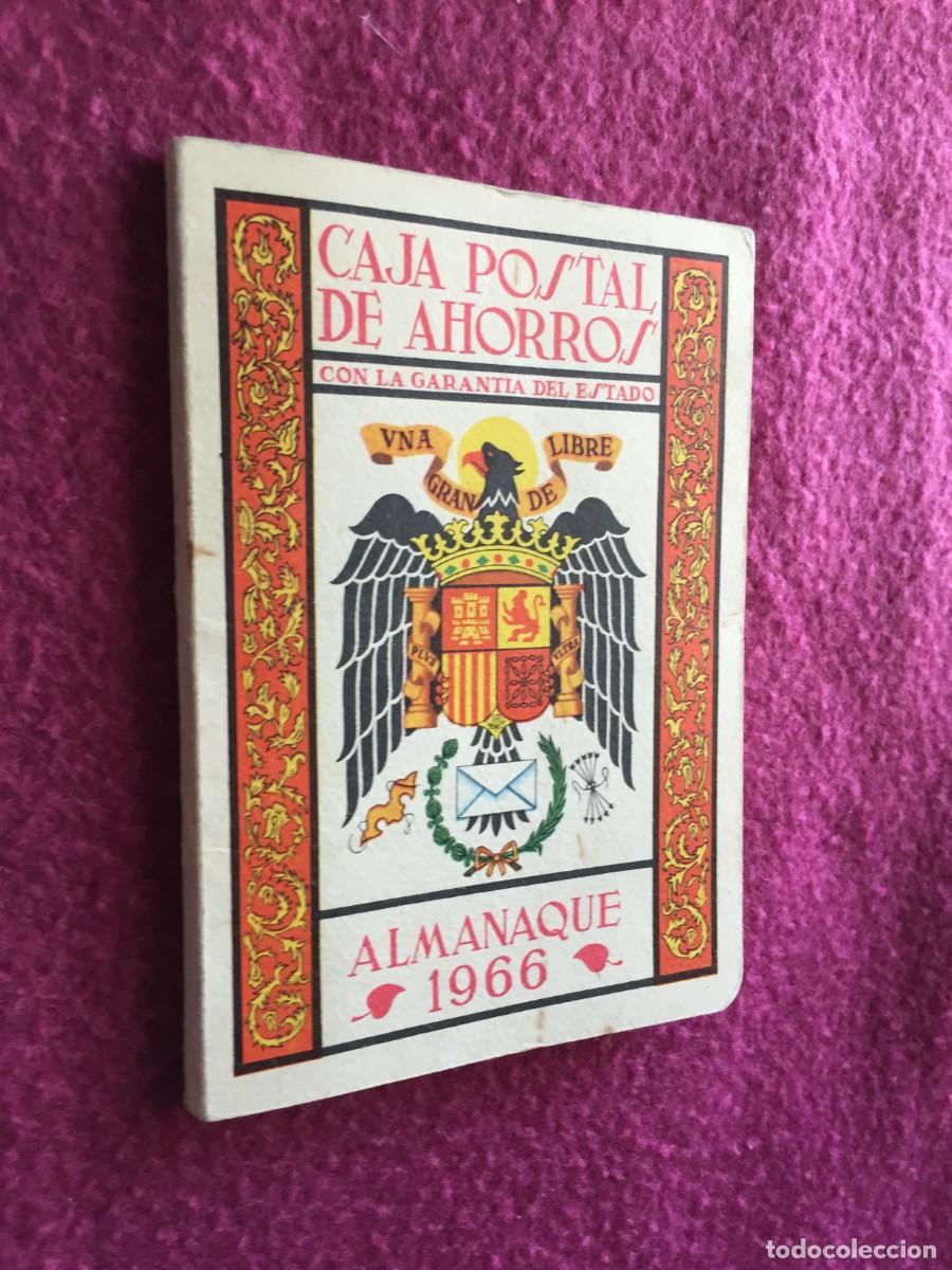 Documentos bancarios: ALMANAQUE A&Ntilde;O 1968 CAJA POSTAL DE AHORROS - Foto 3