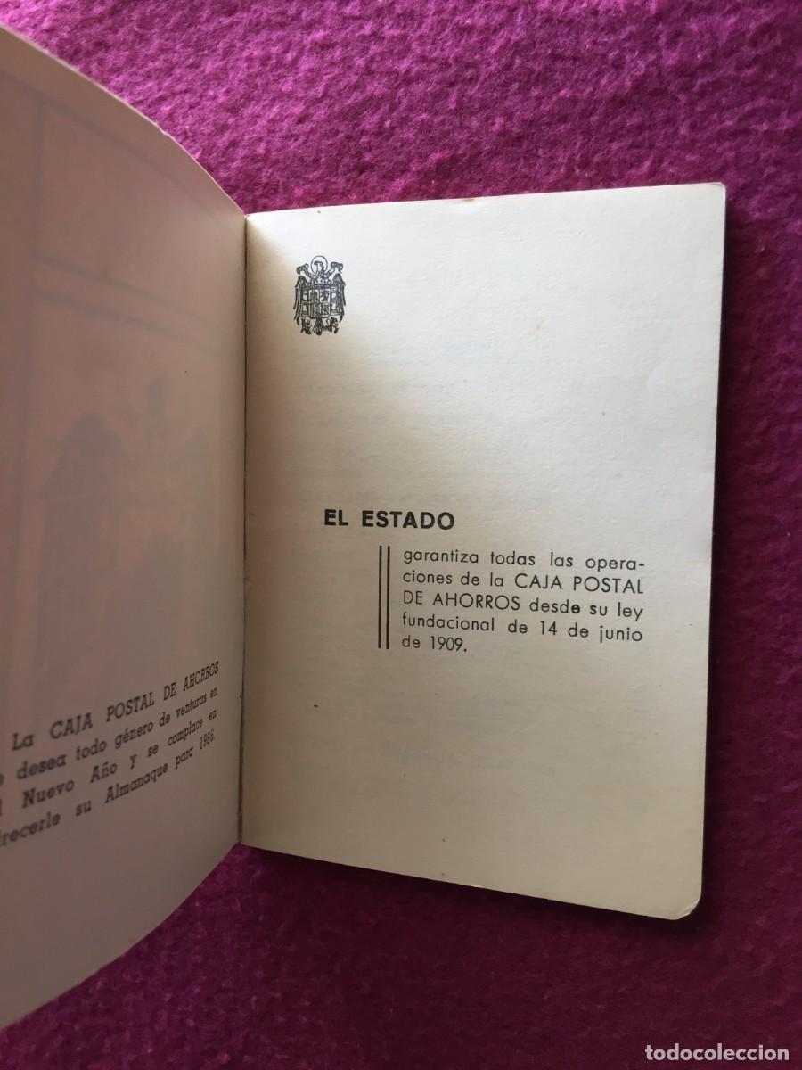 Documentos bancarios: ALMANAQUE A&Ntilde;O 1968 CAJA POSTAL DE AHORROS - Foto 4