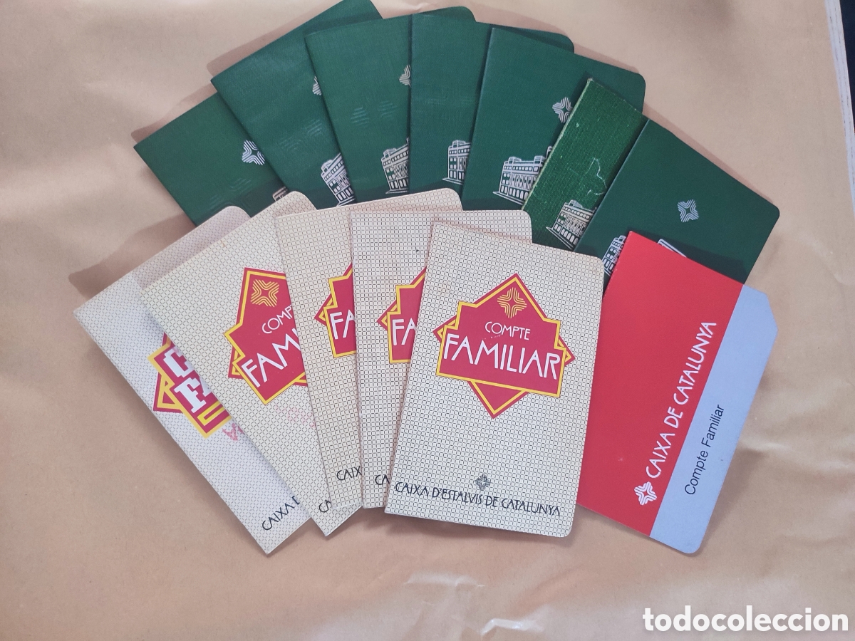 Documentos bancarios: Lote LUBRETAS BANCARIAS a&ntilde;os 80 - Foto 1