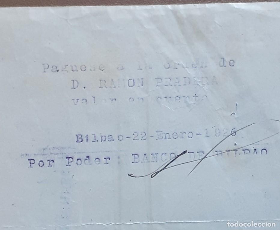 Documentos bancarios: Pagare Alfred H. Sch&uuml;rre - Bilbao 1925 - Foto 2
