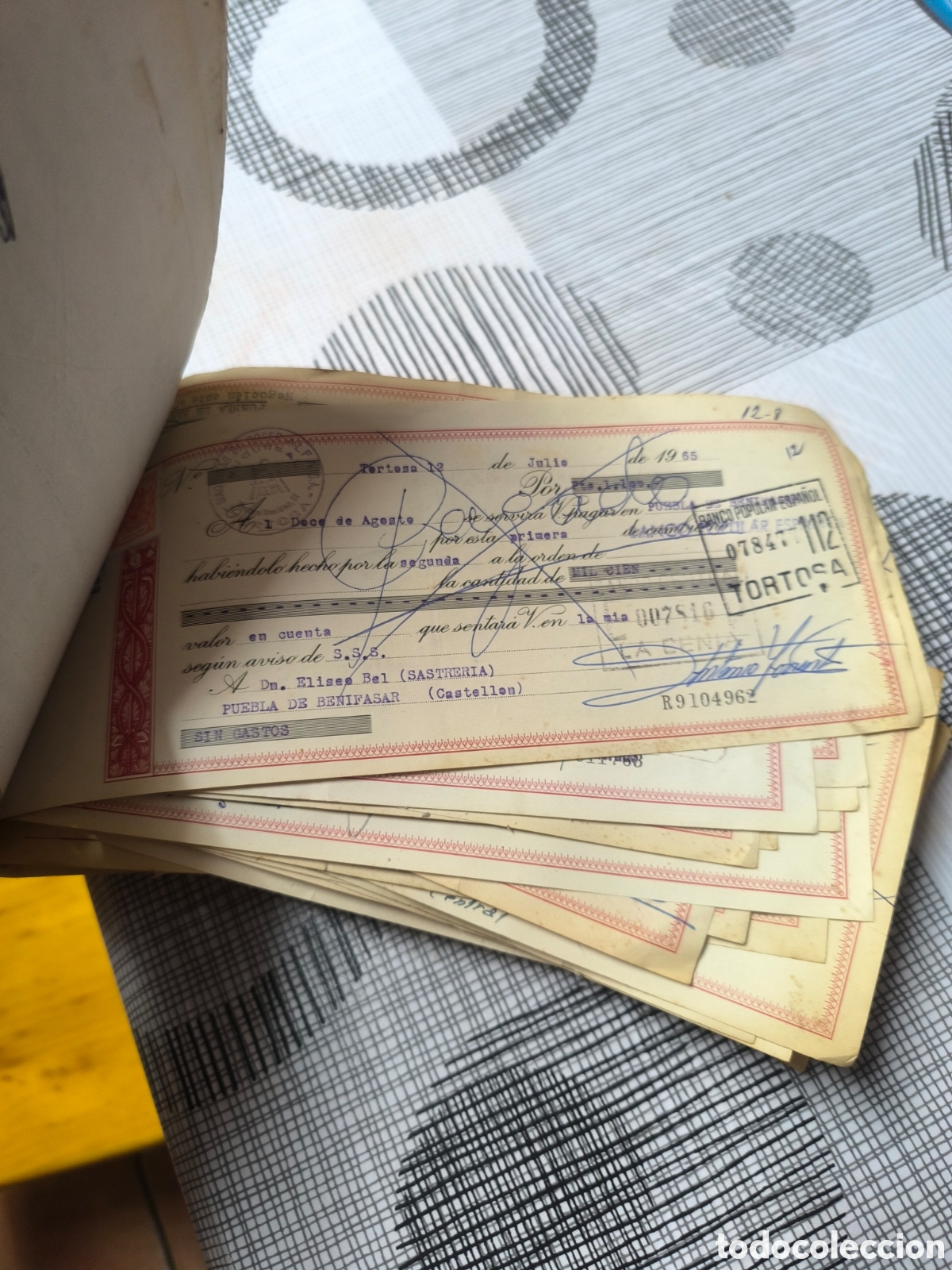 Documentos bancarios: Letras de cambio antiguas (Banco Central) - Foto 3