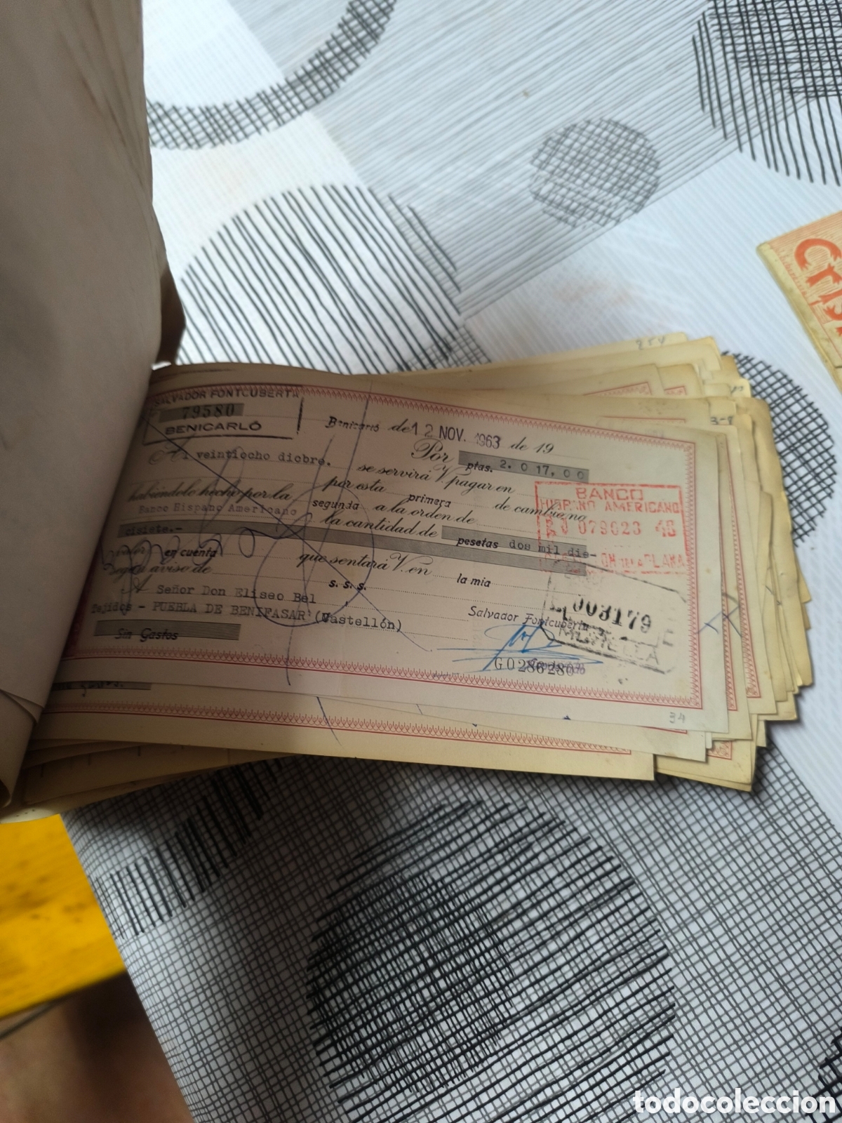 Documentos bancarios: Letras de cambio antiguas (Banco Central) - Foto 4