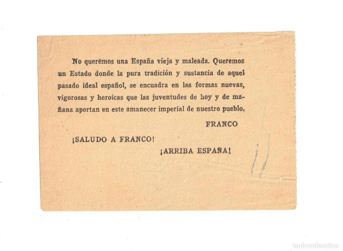 Documentos bancarios: FRANQUISMO. PROPAGANDA - Foto 1