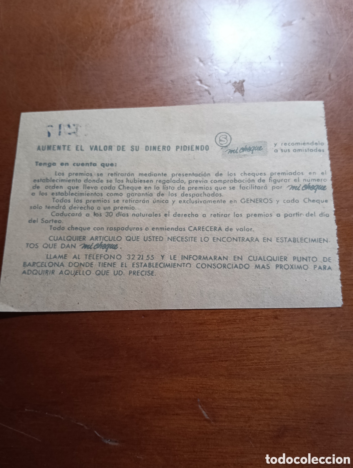 Documentos bancarios: Abono de 25 pesetas en este establecimiento 1958 - Foto 2