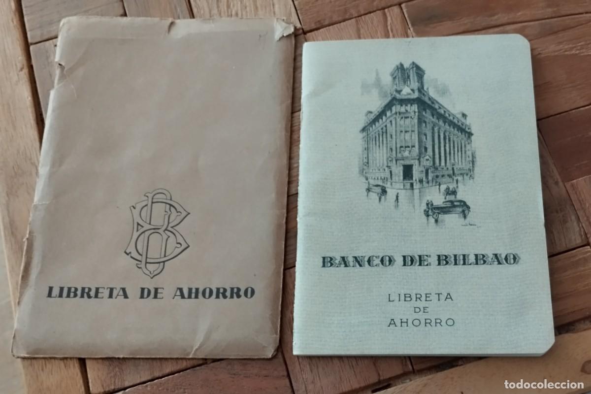 Documentos bancarios: BANCO DE BILBAO LIBRETA Y SOBRE PARA GUARDAR - Foto 1