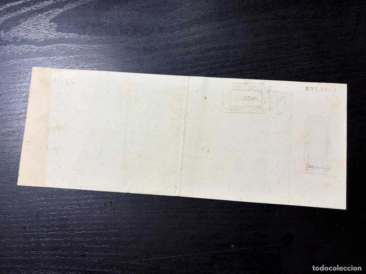 Documentos bancarios: LETRA DE CAMBIO. GUTIERREZ HERMANOS. JEREZ, 1893 - Foto 2