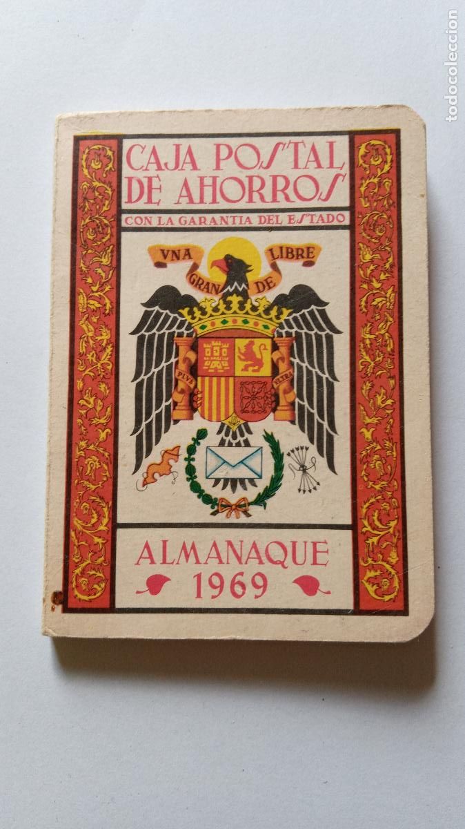 Documentos bancarios: ALMANAQUE 1969. CAJA POSTAL DE AHORROS. - Foto 1