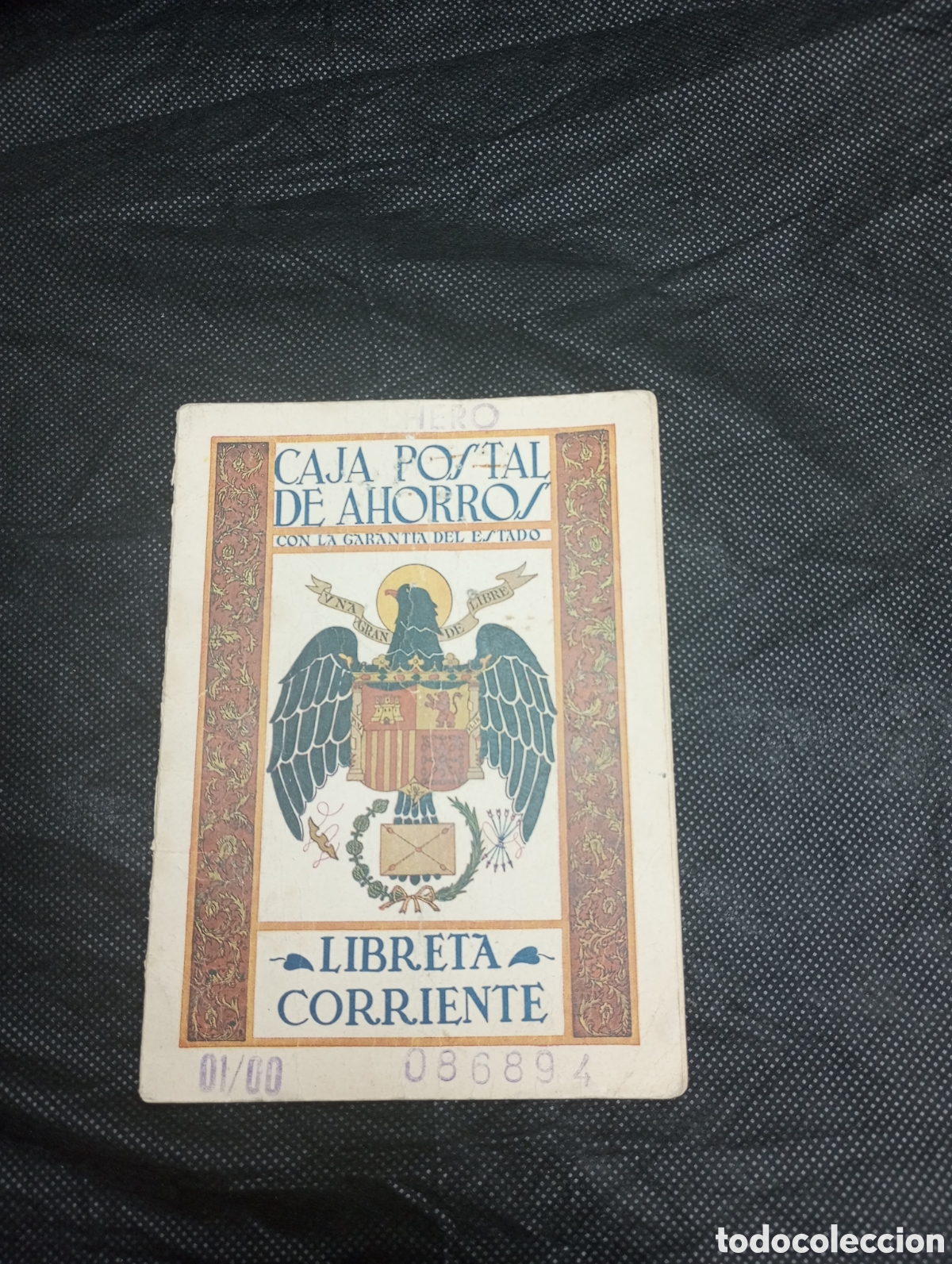 Documentos bancarios: Libreta corriente caja postal - Foto 1
