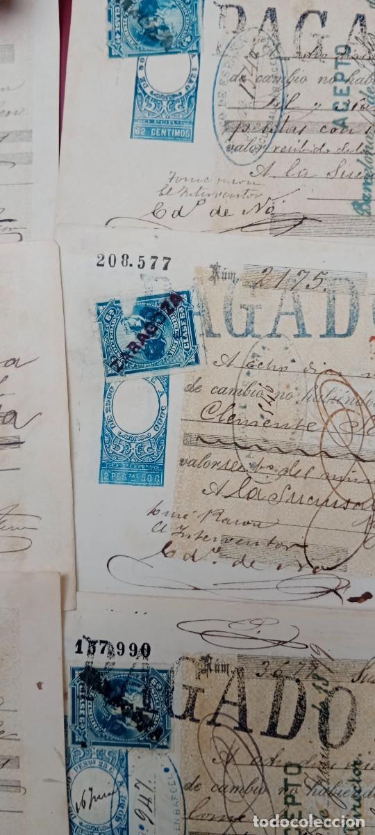 Documentos bancarios: 6 Letras de Cambio 1878 - 1879 - Foto 1