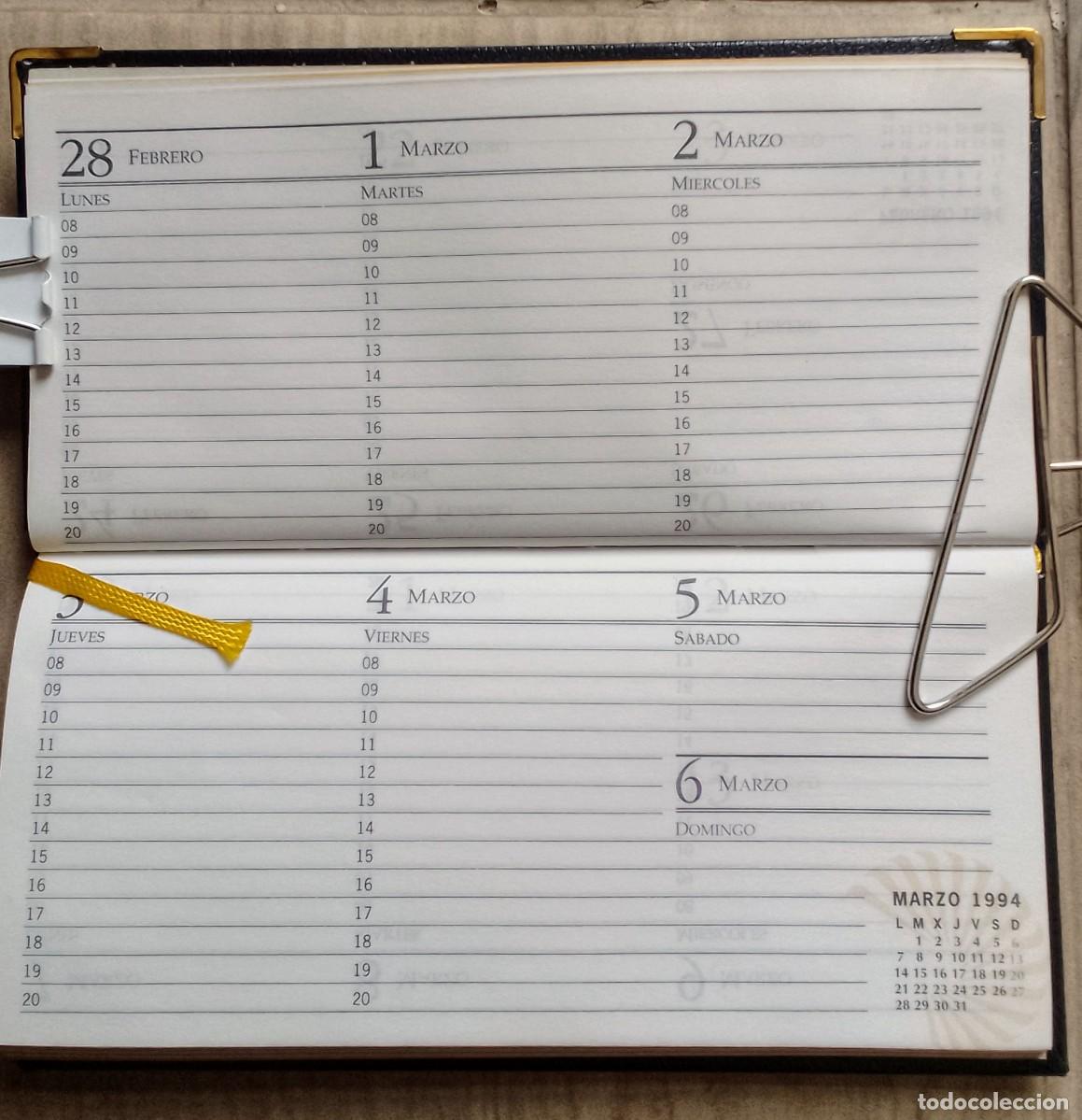 Documentos bancarios: AGENDA DEL BANCO CENTRAL HISPANO A&Ntilde;OS 90 - Foto 3