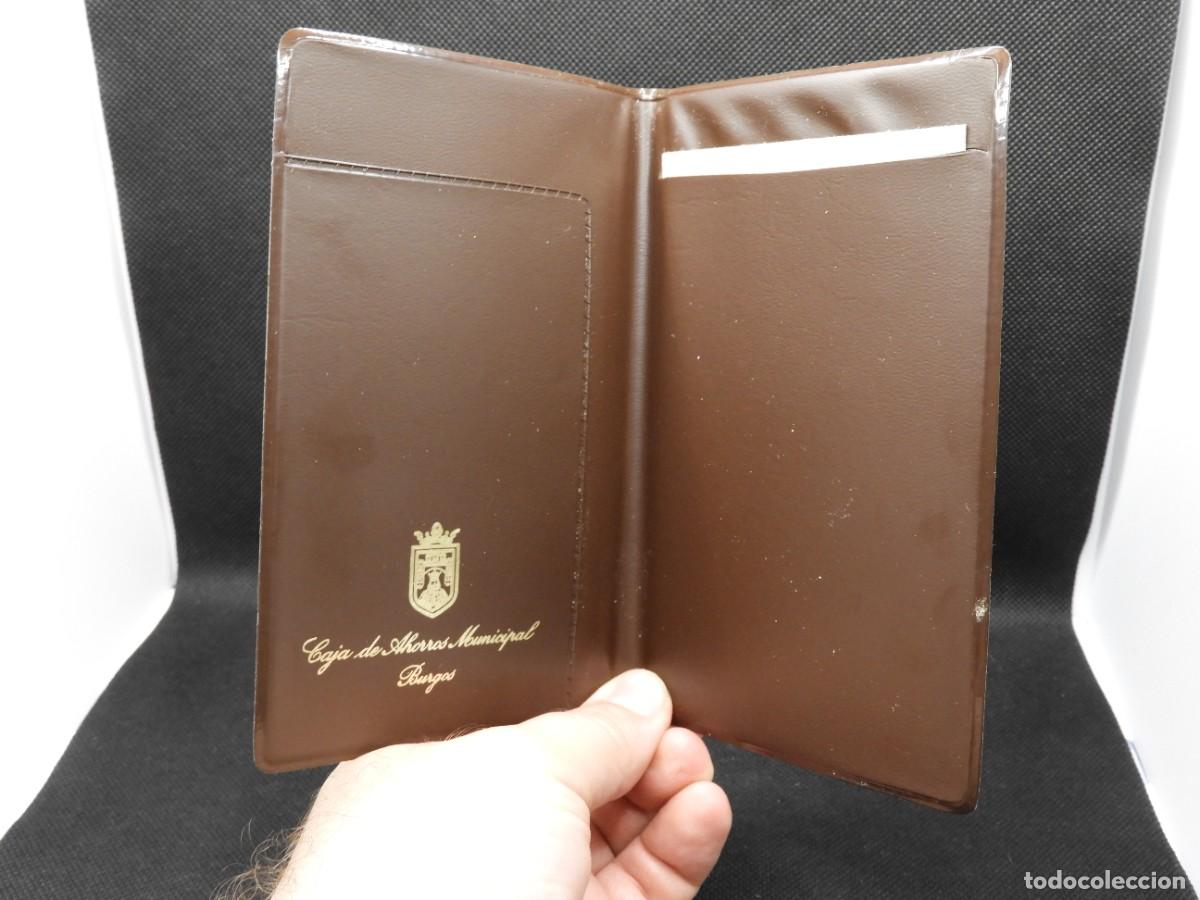 Documentos bancarios: Portadocumentos / Funda Cartilla - Caja de Ahorros Municipal de Burgos - Vintage