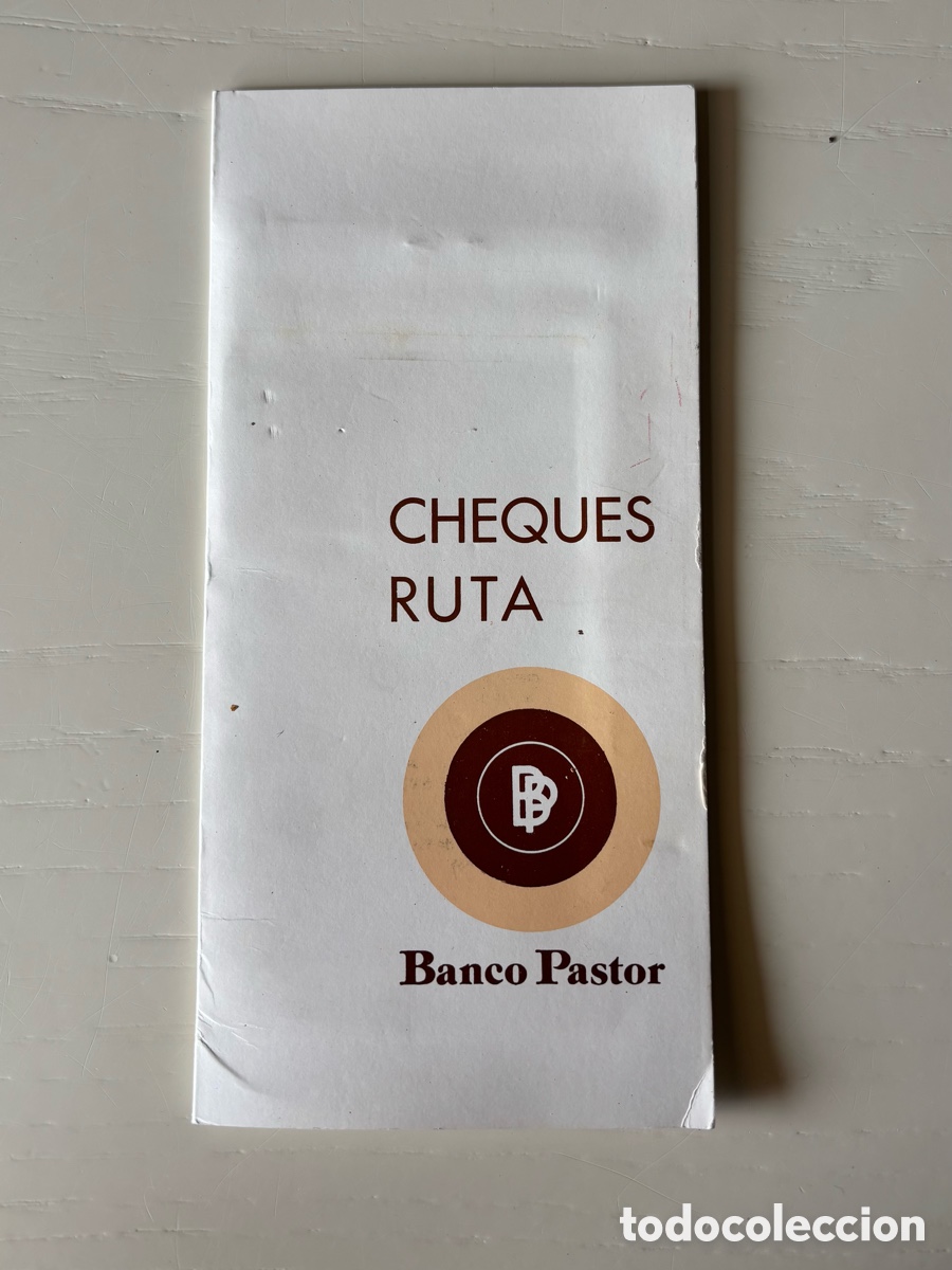 Documentos bancarios: Cheques ruta tr&iacute;ptico Banco Pastor