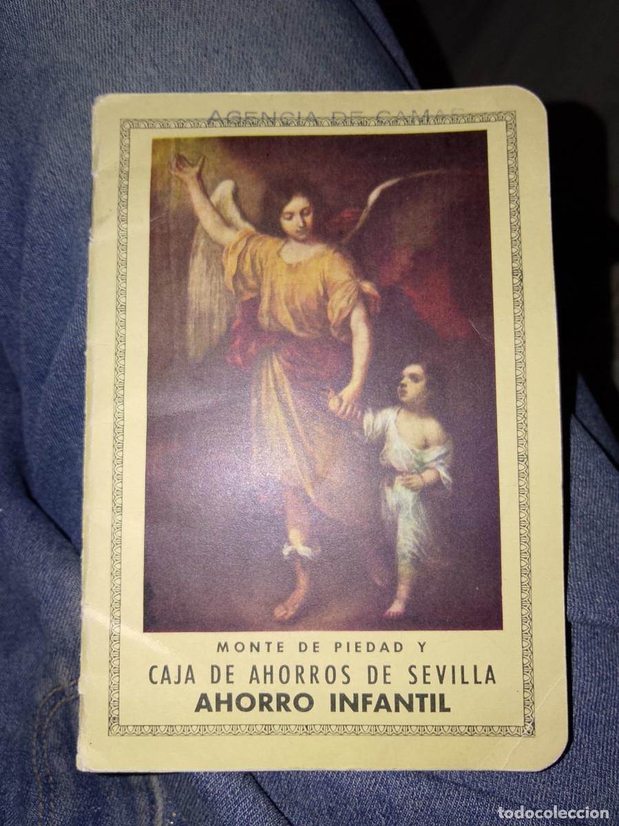 Documentos bancarios: LIBRETA O CARTILLA DE AHORRO INFANTIL. DE LA CAJA DE AHORROS Y MONTE DE PIEDAD DE SEVILLA 1969