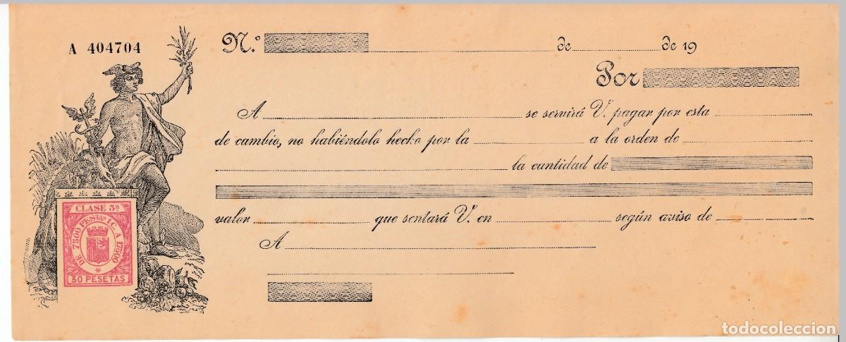 Documentos bancarios: LETRA CAMBIO CLASE 3&ordf; 30 PTS SERIE DE 1932. REPUBLICA ESPA&Ntilde;OLA. NUEVO SIN USAR