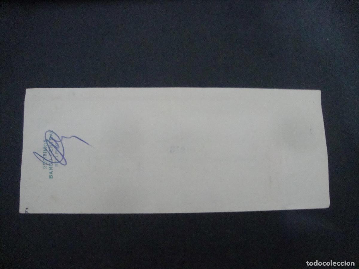 Documentos bancarios: ANTIGUA LETRA DE CAMBIO ACEPTADA A&Ntilde;OS 50 - Foto 2