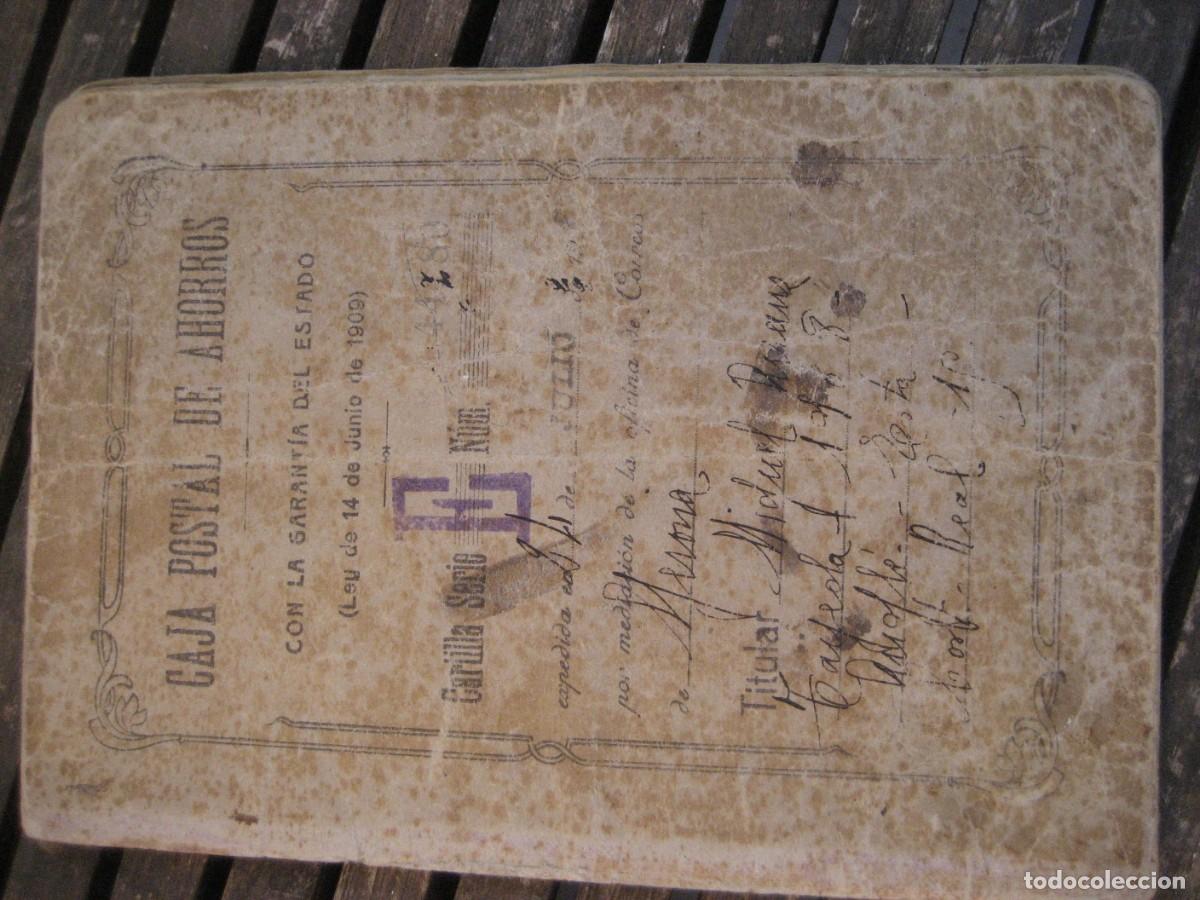 Documentos bancarios: libreta cartilla de caja postal de ahorros de 1926 a 1934 Girona . banco