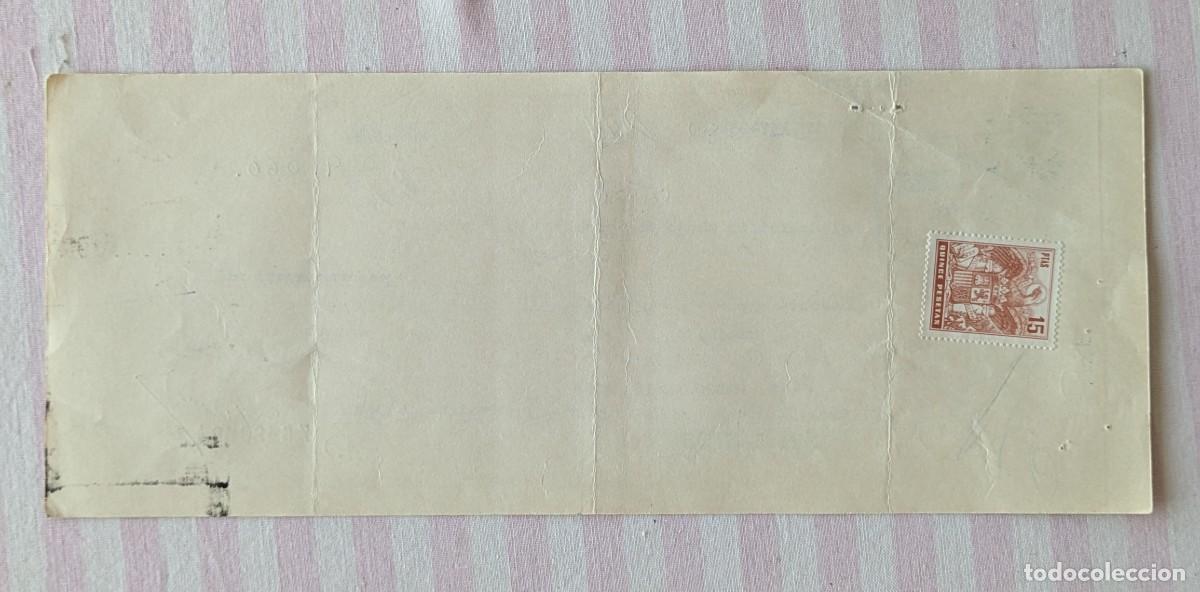Documentos bancarios: Letra de Cambio. Banco Espa&ntilde;ol de Cr&eacute;dito - Foto 2