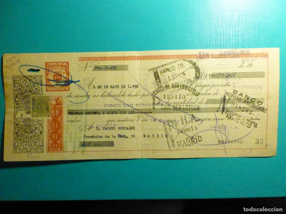 Documentos bancarios: Antigua Letra de cambio - Primera de Cambio - A&ntilde;o 1973 - Clase 12, 12&ordf; -