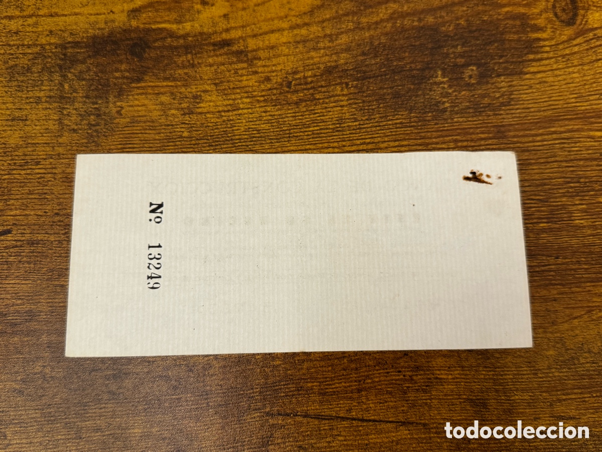 Documentos bancarios: Recibo del Banco de la Construcci&oacute;n 1958. Cuba - Foto 2