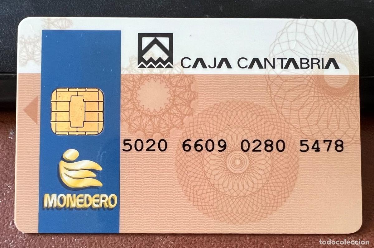 Documentos bancarios: Tarjeta monedero de Caja Cantabria (Cajacantabria) - Con su funda - Banco - Foto 1