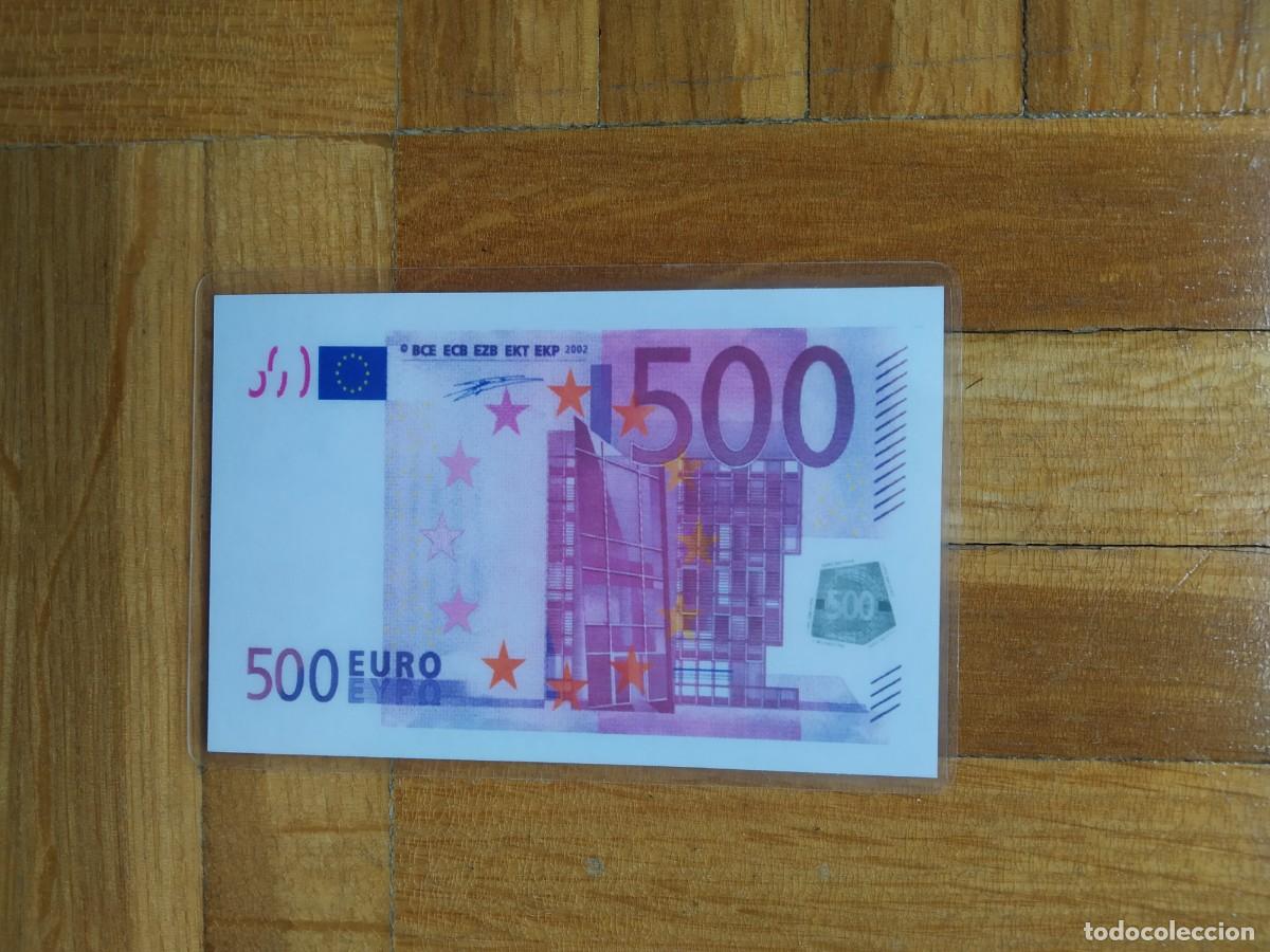 Documentos bancarios: CALENDARIO PUBLICITARIO BILLETE DE 500 EUROS PLASTIFICADO A&Ntilde;O 2003 VER FOTOS
