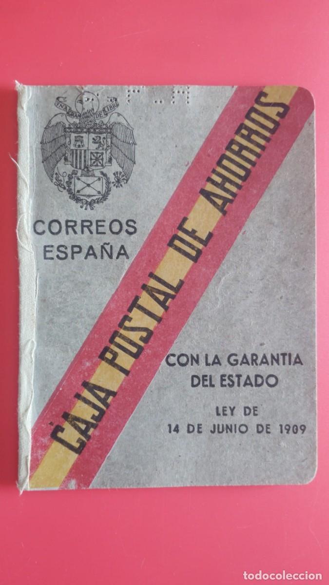 Documentos bancarios: CAJA POSTAL DE AHORROS.-CARTILLA.-A&Ntilde;O 1943.