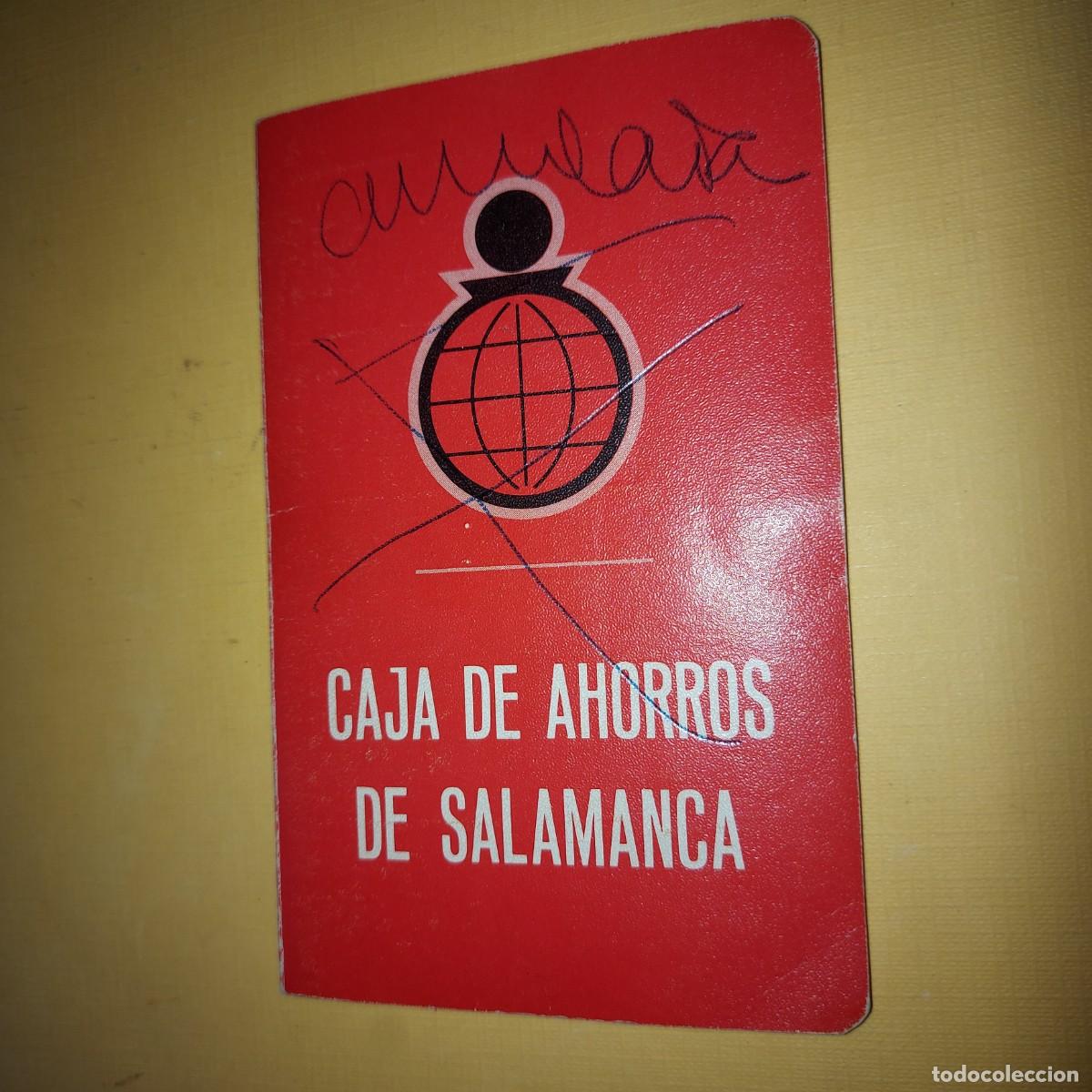 Documentos bancarios: LIBRETA CAJA DE AHORROS DE SALAMANCA A&Ntilde;O 1970