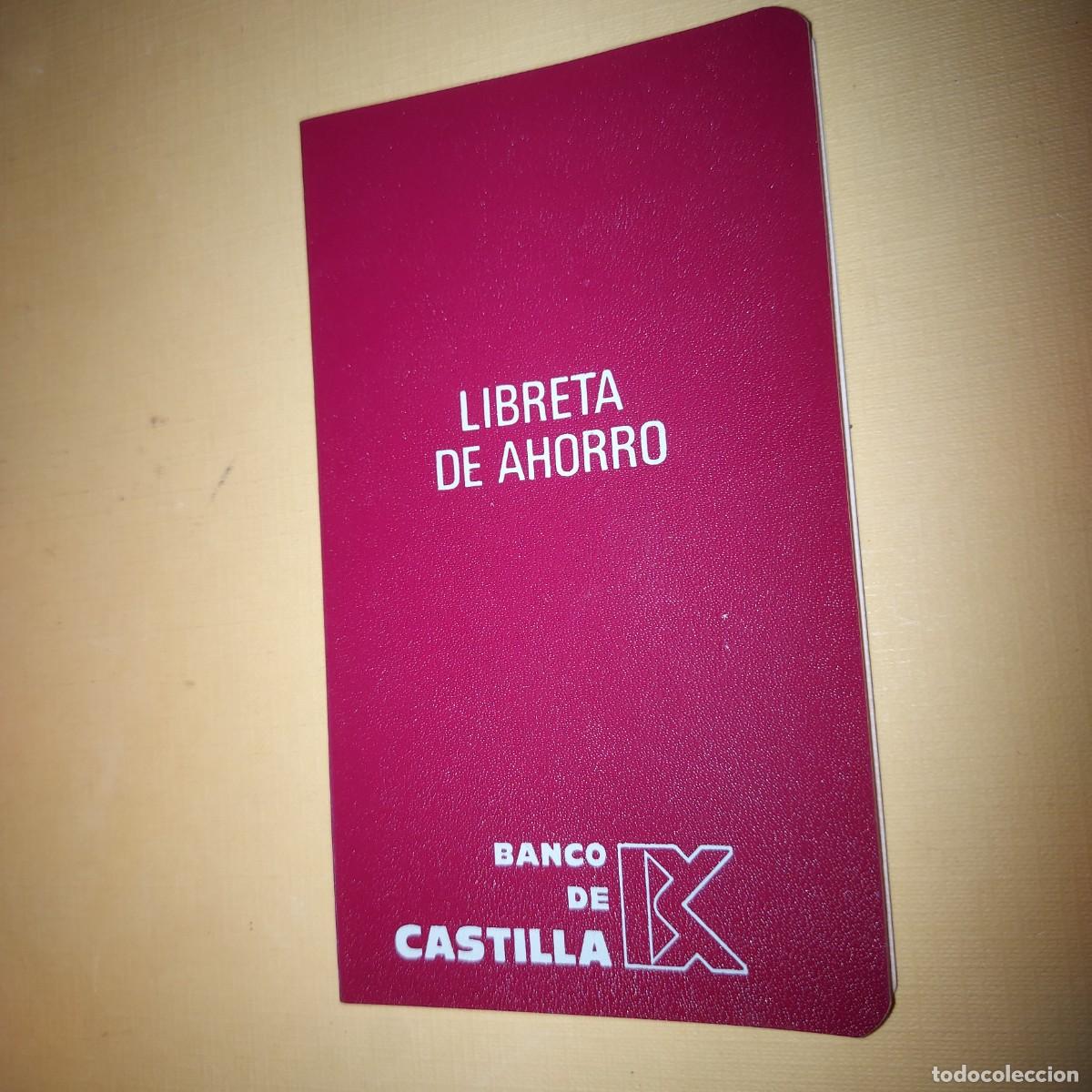 Documentos bancarios: LIBRETA DE AHORRO BANCO DE CASTILLA, A&Ntilde;O 1980