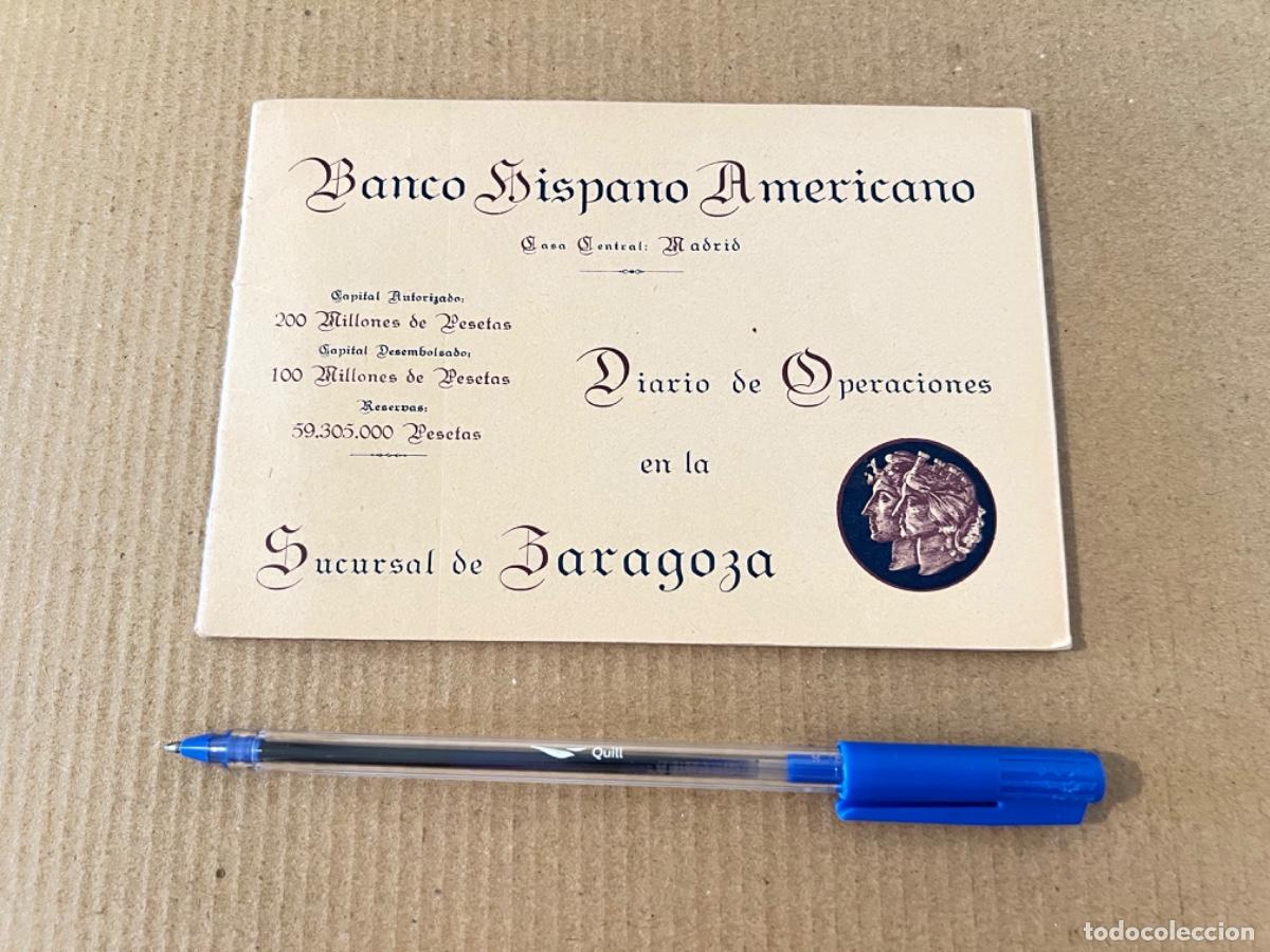 Documentos bancarios: Lbreta BANCO HISPANO AMERICANO ZARAGOZA 1978
