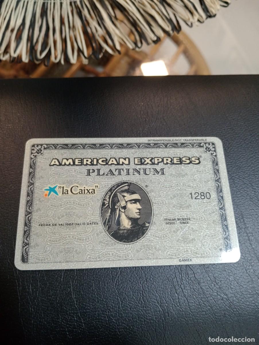 Documentos bancarios: Tarjeta American Express antigua La Caixa