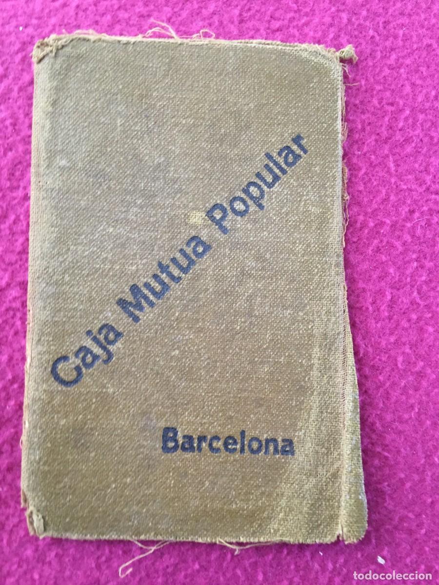 Documentos bancarios: ANTIGUO CARNET DE SUB INSPECTOR DE LA CAJA MUTUA POPULAR DE BARCELONA 1924