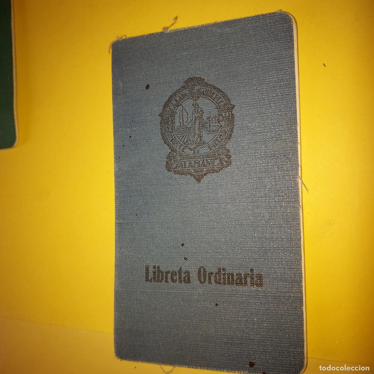 Documentos bancarios: CAJA DE AHORROS Y MONTE DE PIEDAD DE SALAMANCA . LIBRETA ORDINARIA
