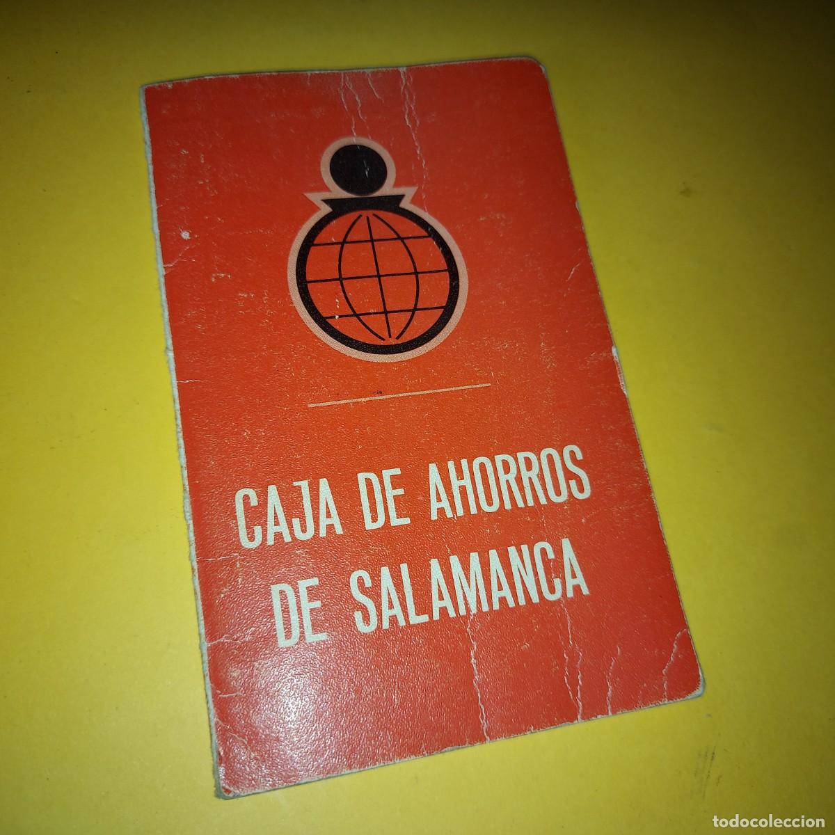 Documentos bancarios: LIBRETA CAJA DE AHORROS DE SALAMANCA A&Ntilde;O 1970