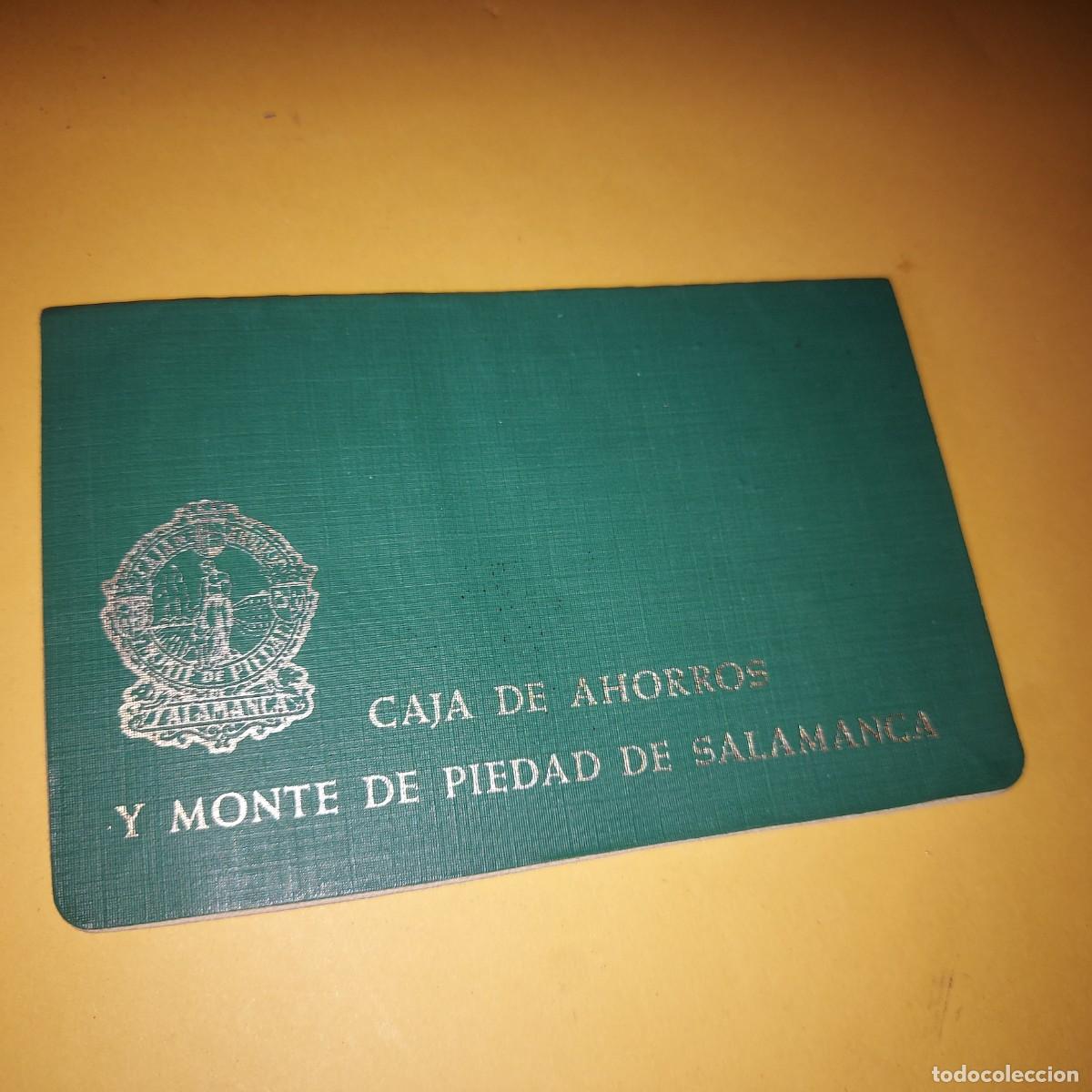 Documentos bancarios: CAJA DE AHORROS Y MONTE DE PIEDAD DE SALAMANCA . LIBRETA A&Ntilde;OS 80