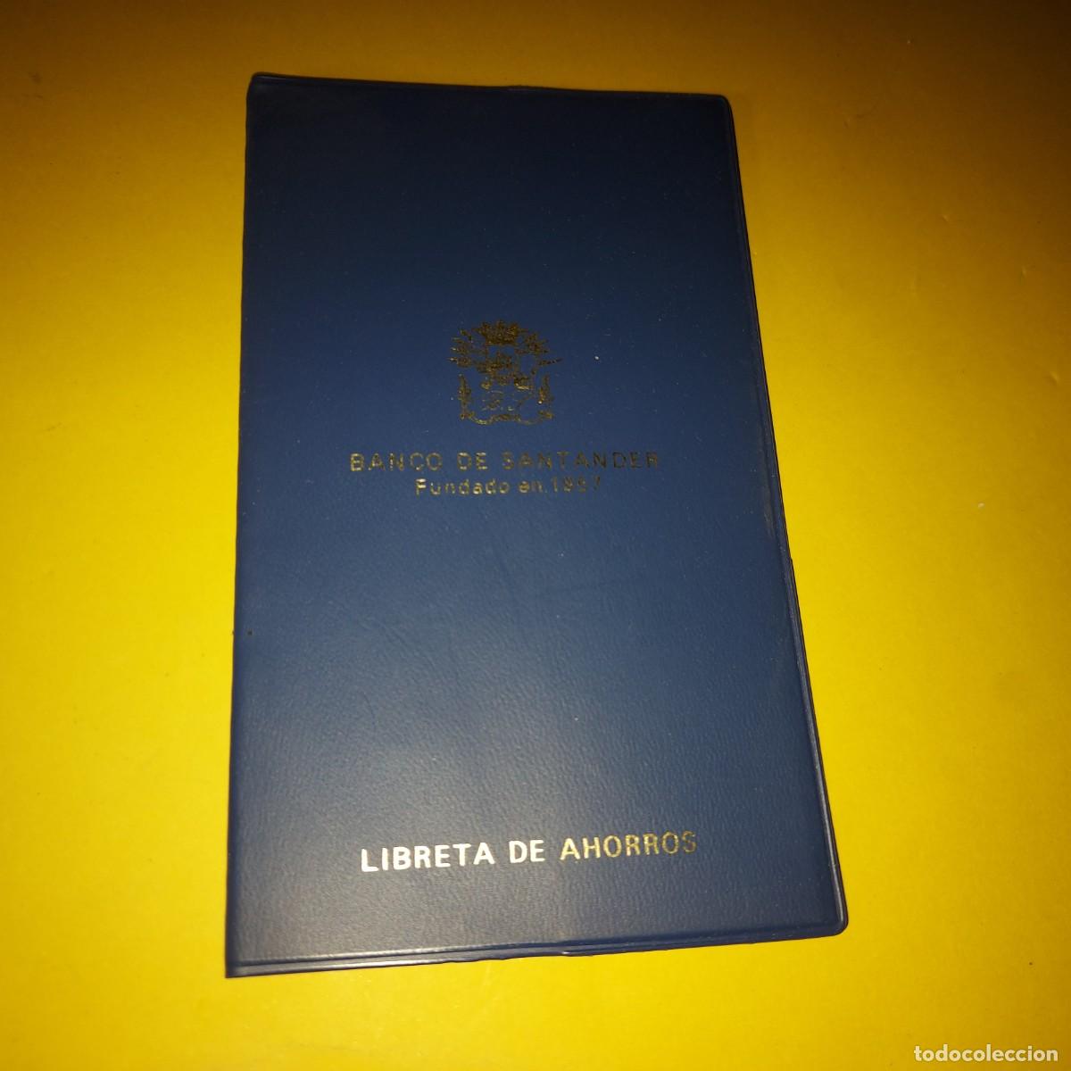 Documentos bancarios: BANCO DE SANTANDER, ANTIGUA LIBRETA