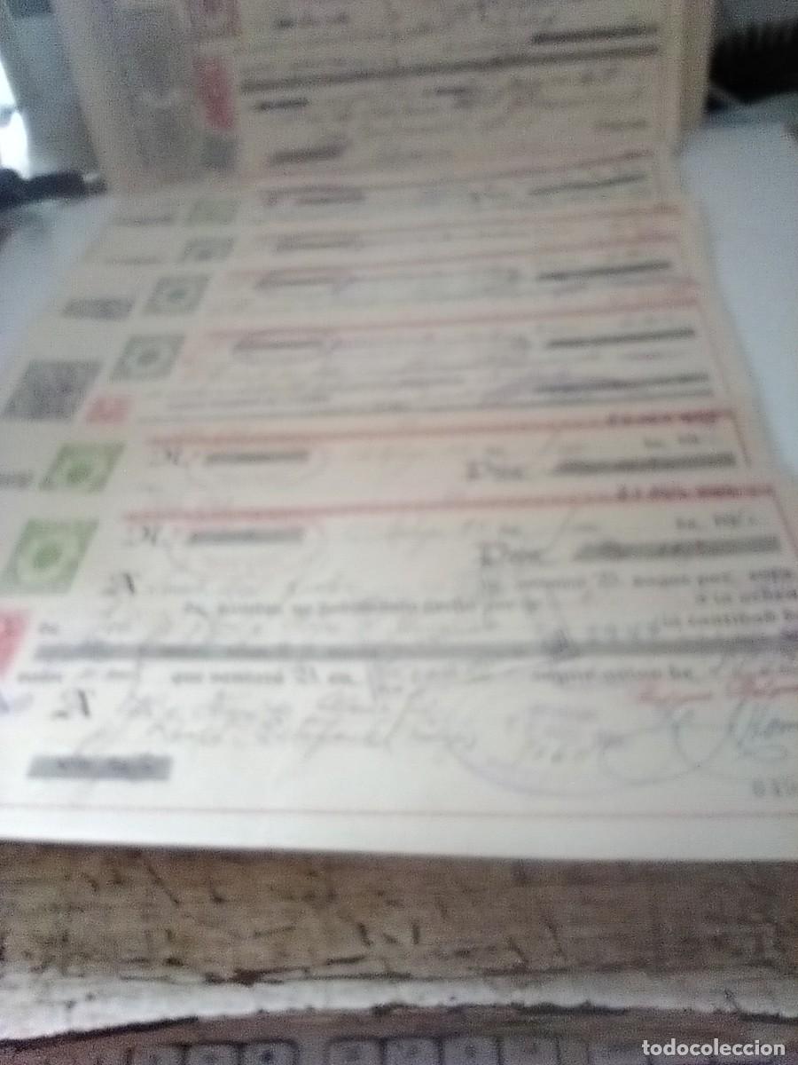 Documentos bancarios: LOTE DE 7 LETRAS BANCARIA PARA EL BAR MANICOMIO EN ESTEPONA A&Ntilde;OS 50