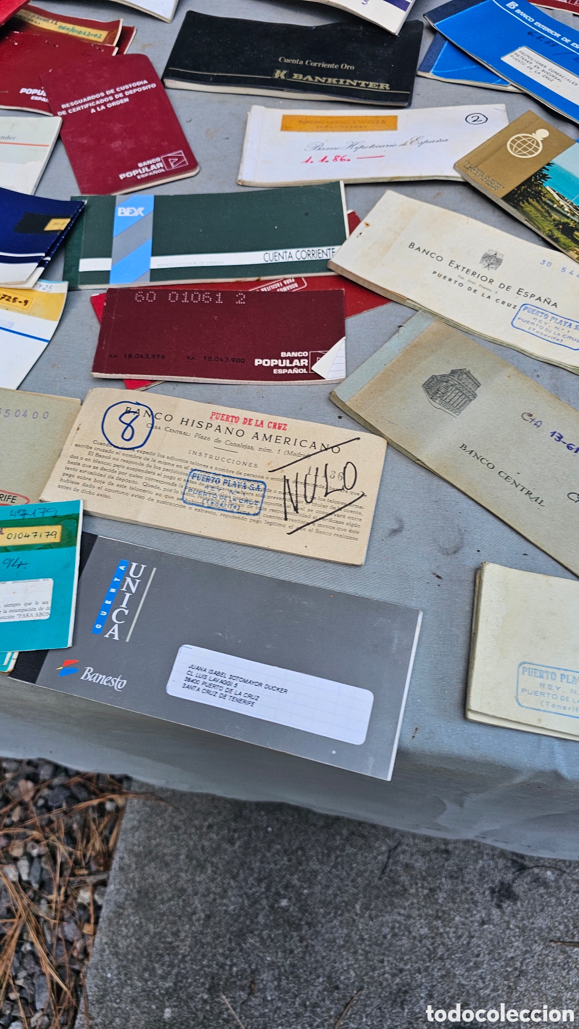 Documentos bancarios: Lote de libretas / chequeras de banco antiguas..... - Foto 6