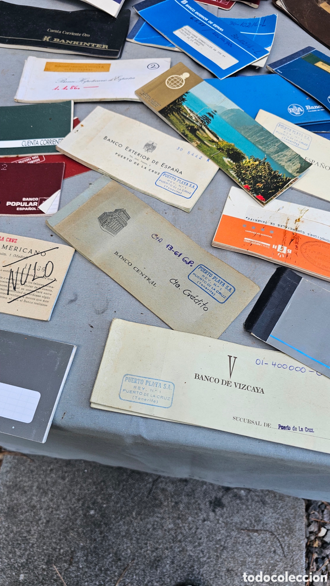 Documentos bancarios: Lote de libretas / chequeras de banco antiguas..... - Foto 7