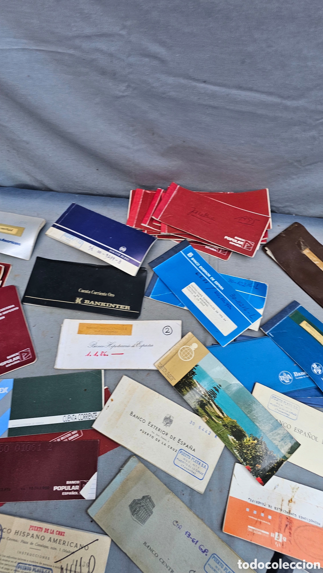 Documentos bancarios: Lote de libretas / chequeras de banco antiguas..... - Foto 10