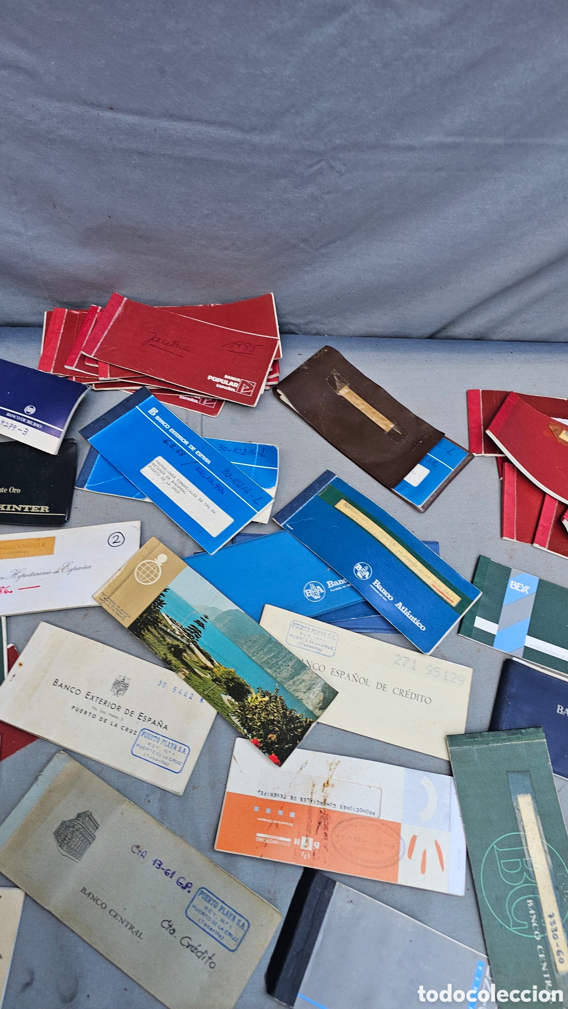 Documentos bancarios: Lote de libretas / chequeras de banco antiguas..... - Foto 11